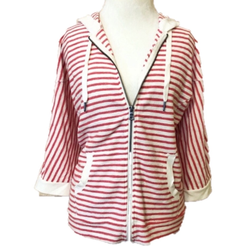 🍀NWT Cable & Gauge Cozy Striped Oversized Hoodie